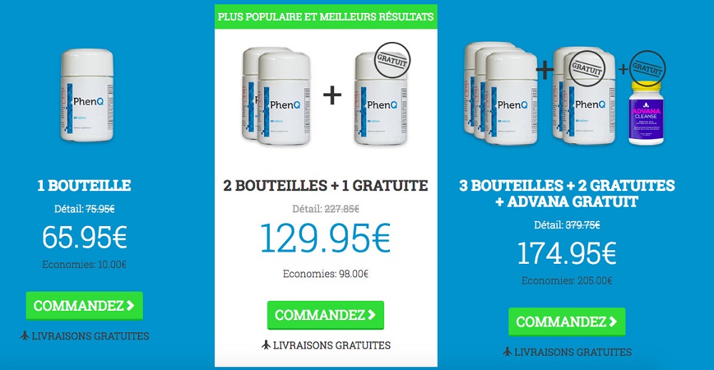 prix et avis PhenQ avis complément alimentaire brûleur de graisse